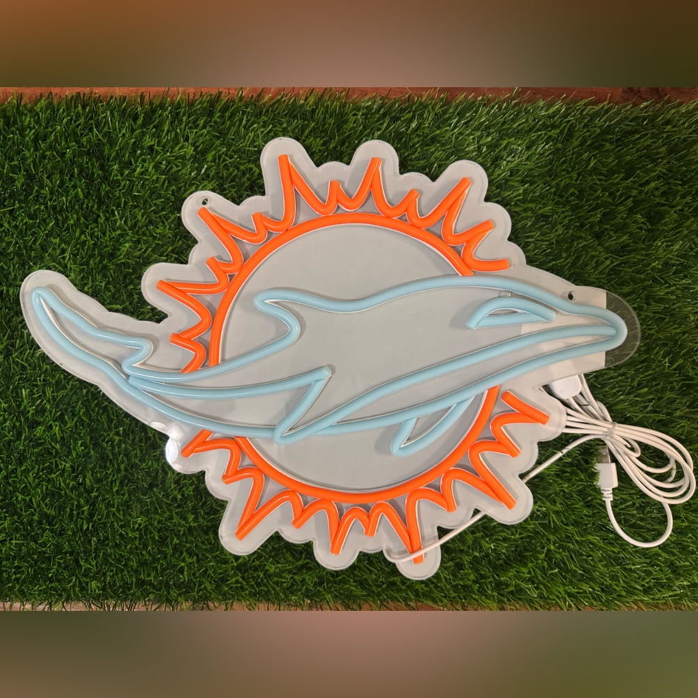 Miami Dolphins USB Neon Light Sign